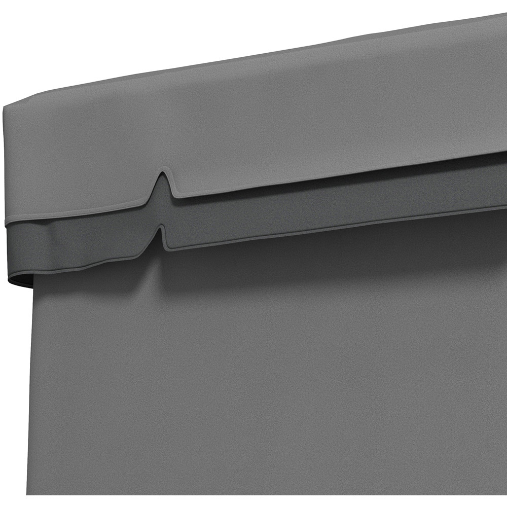 Outsunny 3 x 3m Light Grey Aluminium and Steel Frame Gazebo with Netting Image 3