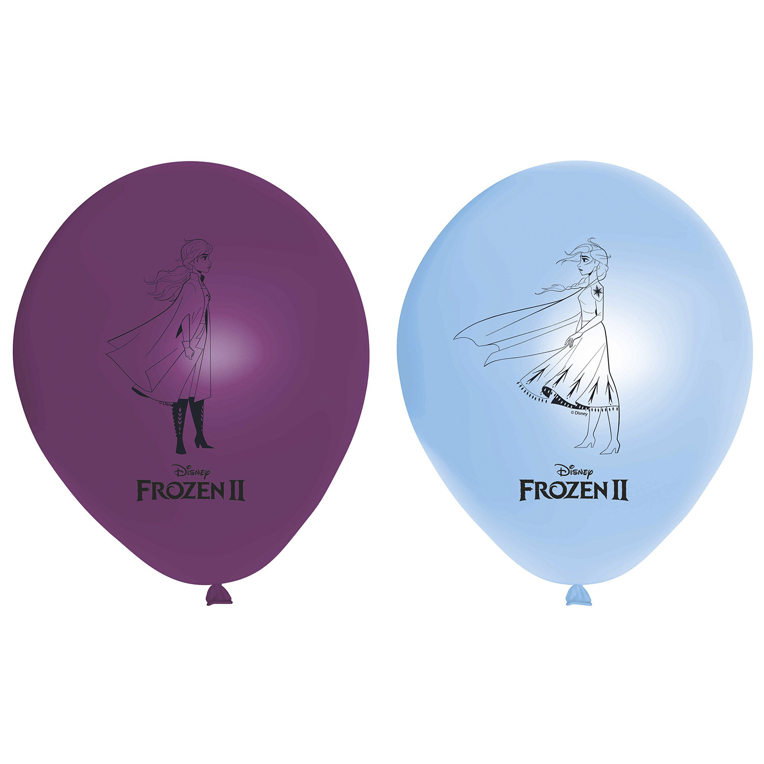 Frozen 2 Latex Balloon 8 Pack in Assorted styles Image