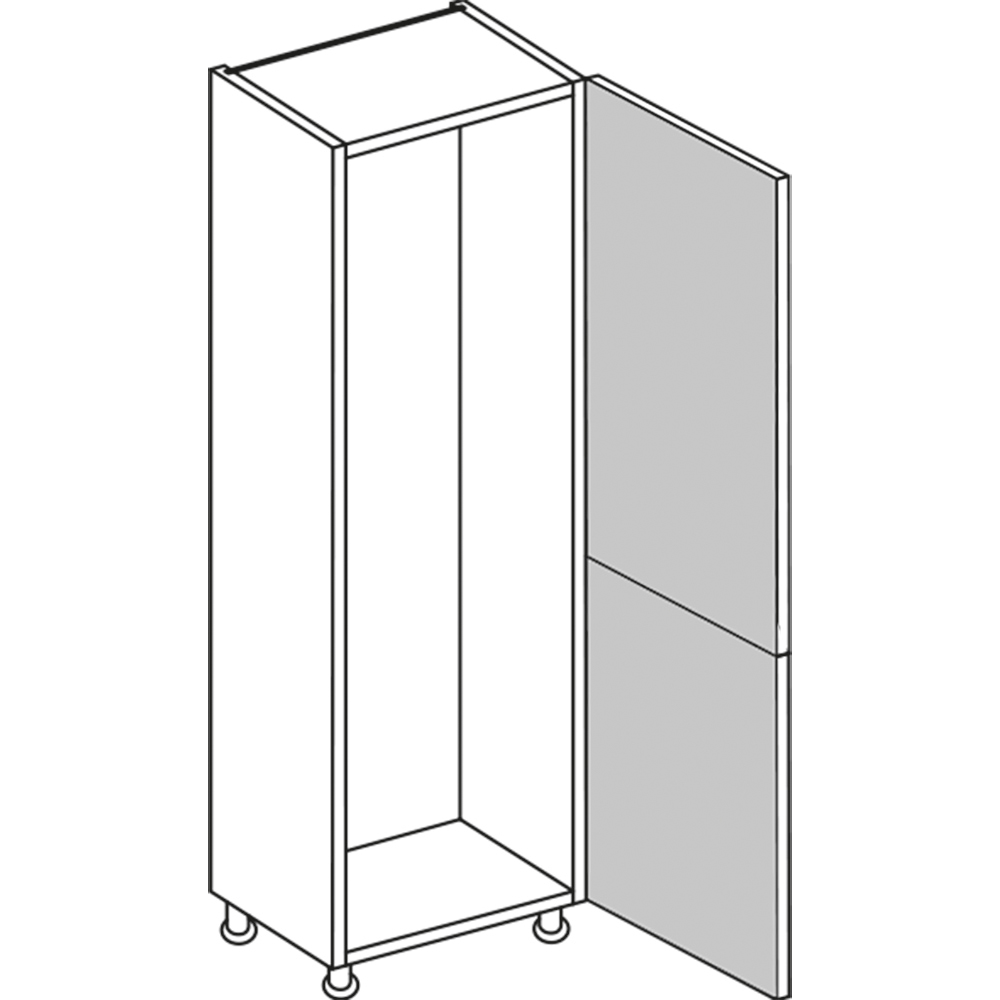 wilko Smooth Matt Shaker Indigo Fridge and Freezer Housing 50/50 Image 1