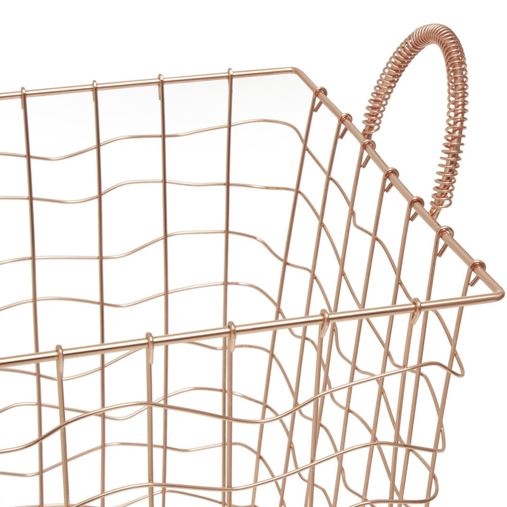 Premier Housewares Vertex Copper Plated Basket Image 5