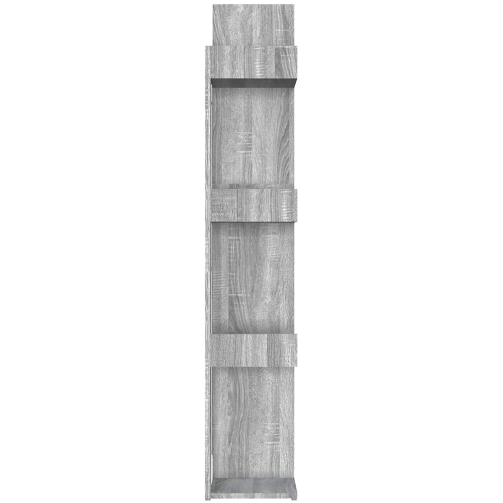 vidaXL 13 Shelf Grey Sonoma Bookcase Image 5
