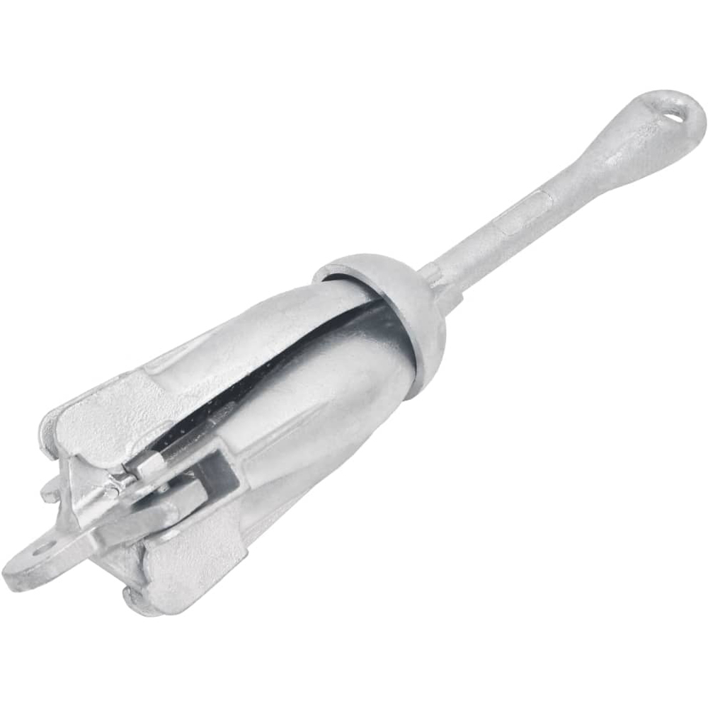 Walplus Silver Malleable Iron Foldable Anchor with Rope 1.5kg Image 3