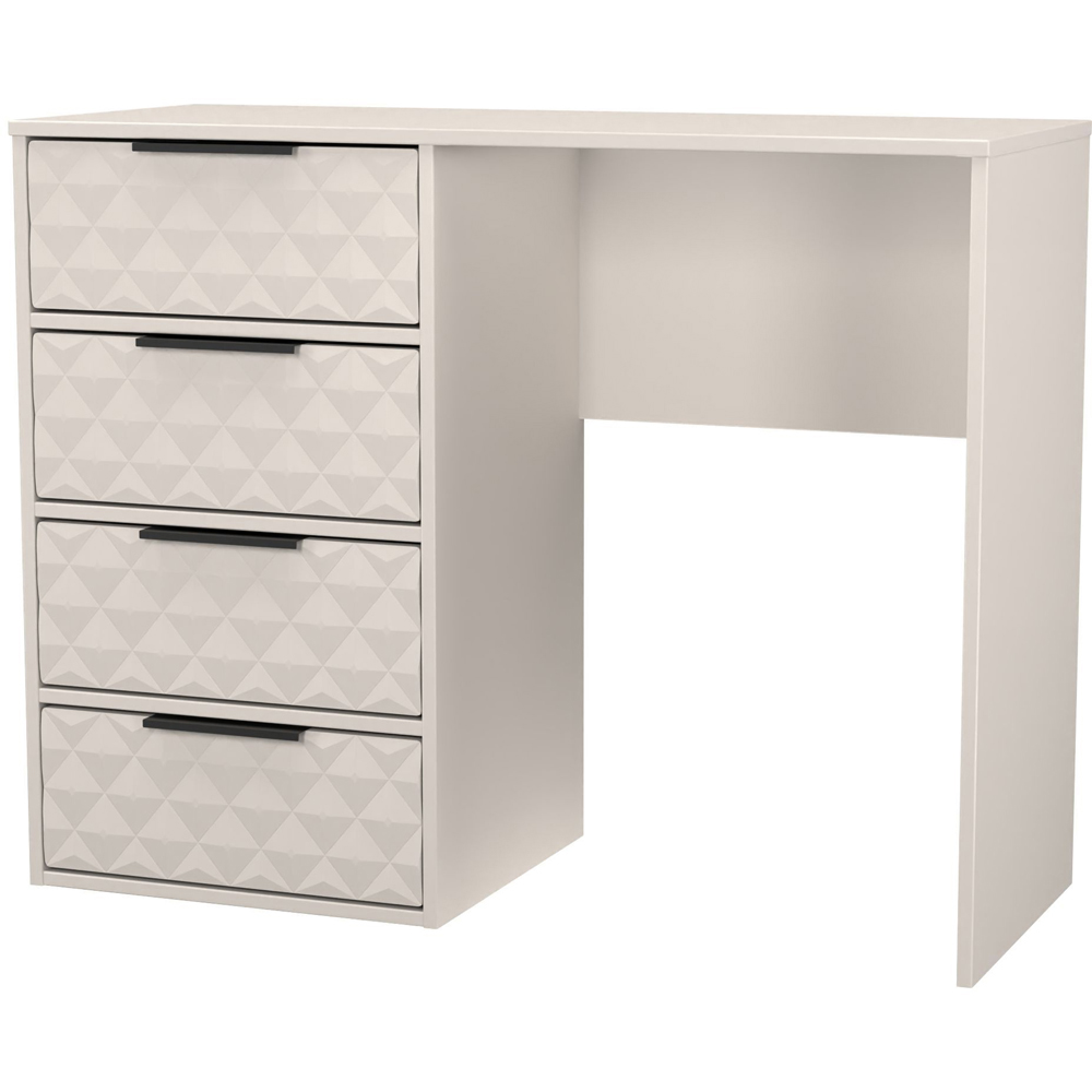 Crowndale Harlequin 4 Drawer Kashmir Matt Vanity Dressing Table Ready Assembled Image 2
