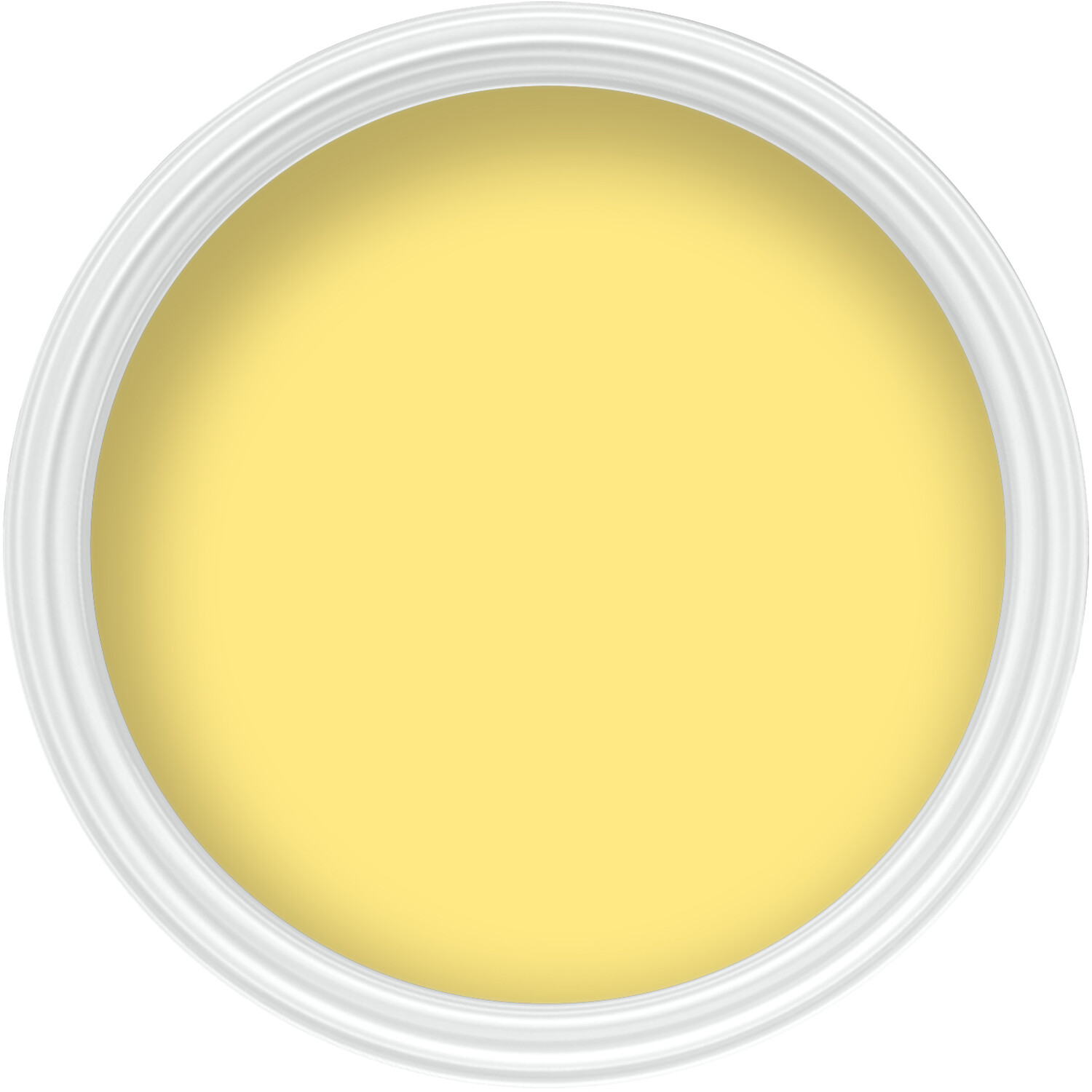 Berger Walls & Ceilings Lemon Glow Matt Emulsion Paint 2.5L Image 3