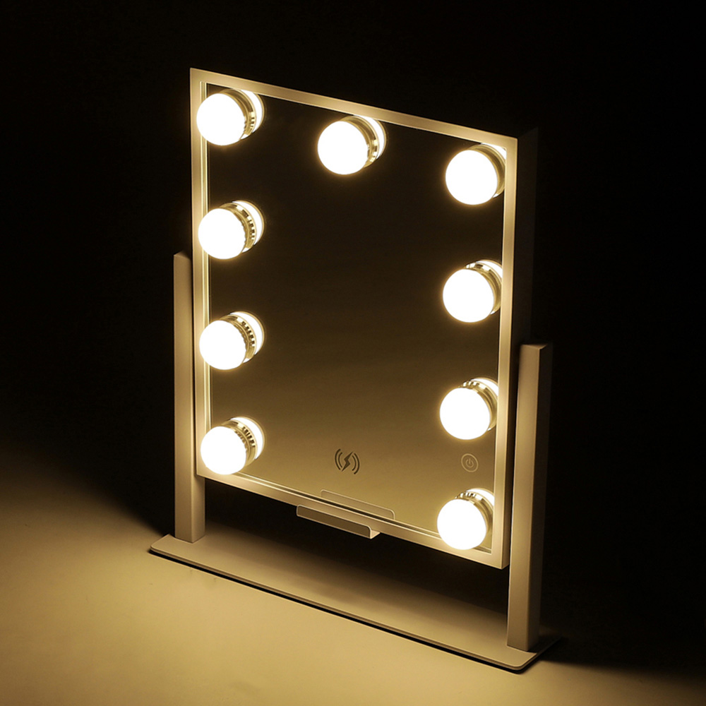 Living and Home LED Hollywood Tabletop Vanity Makeup Mirror 36 x 30cm Image 6