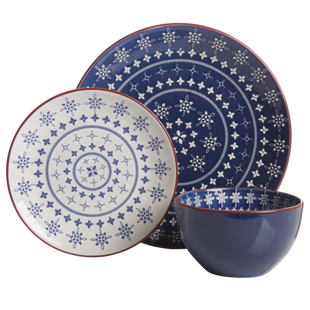 Wilko 12 piece Fusion Dinner Set Image