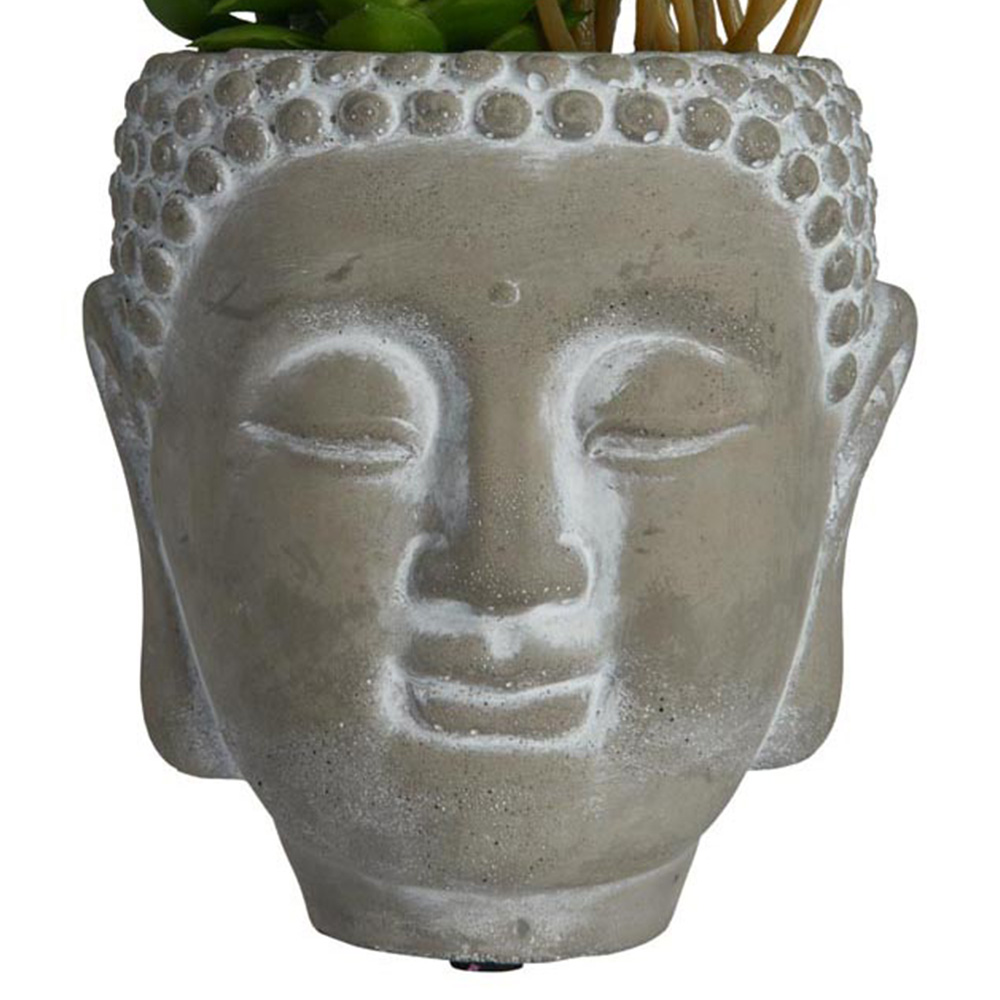 Wilko Faux Succulent in Buddha Pot Image 6