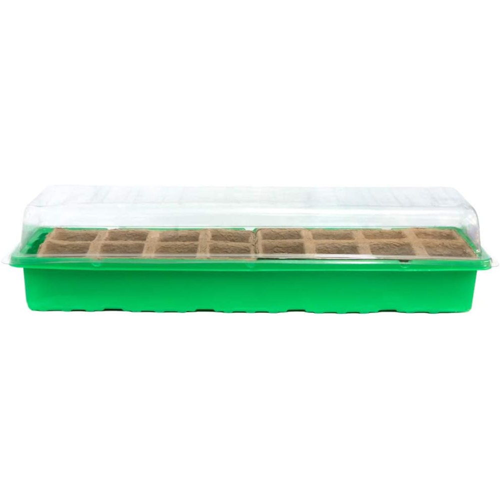 Thompson and Morgan 16 Cell Windowsill Greenhouse Propagator Seed Starting Kit 3 Pack Image 3