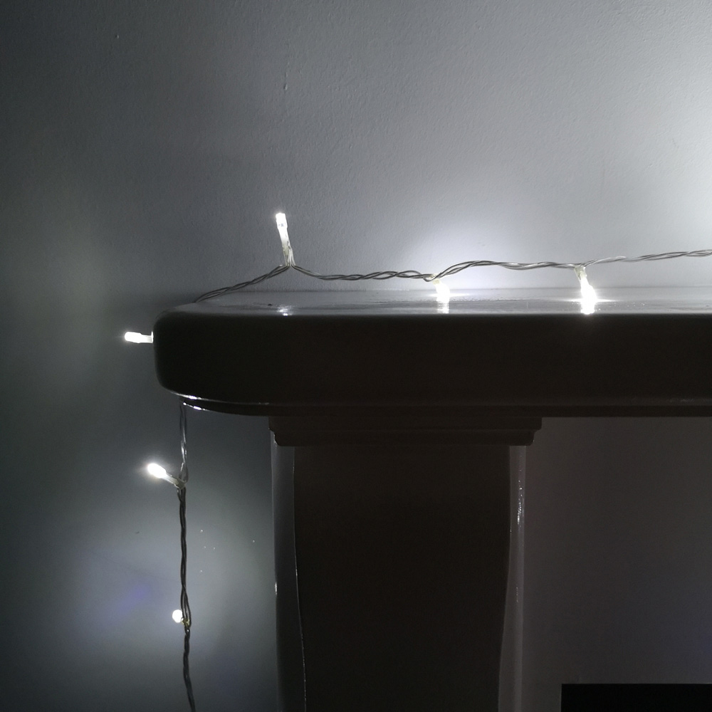 Premier SupaBrights 200 Cool White LED Christmas String Light Image 3