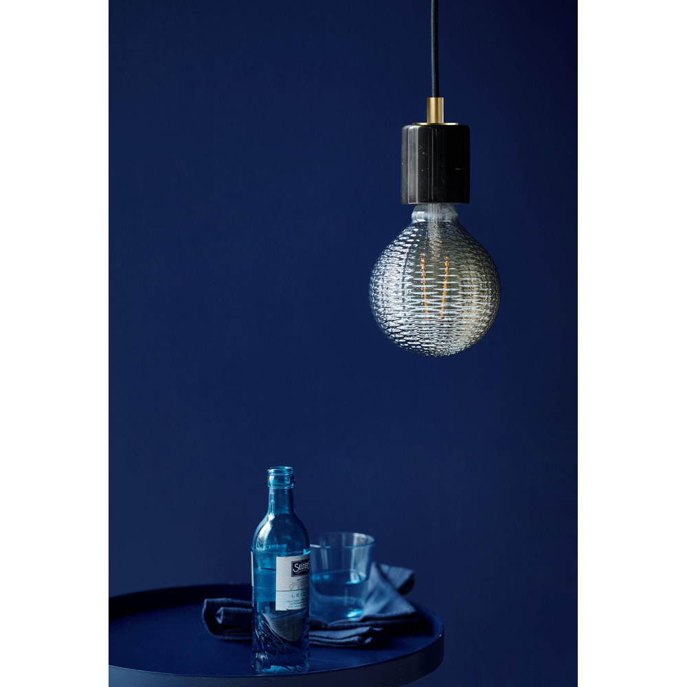 Nordlux Siv E27 Black Marble Pendant Kit Image 2