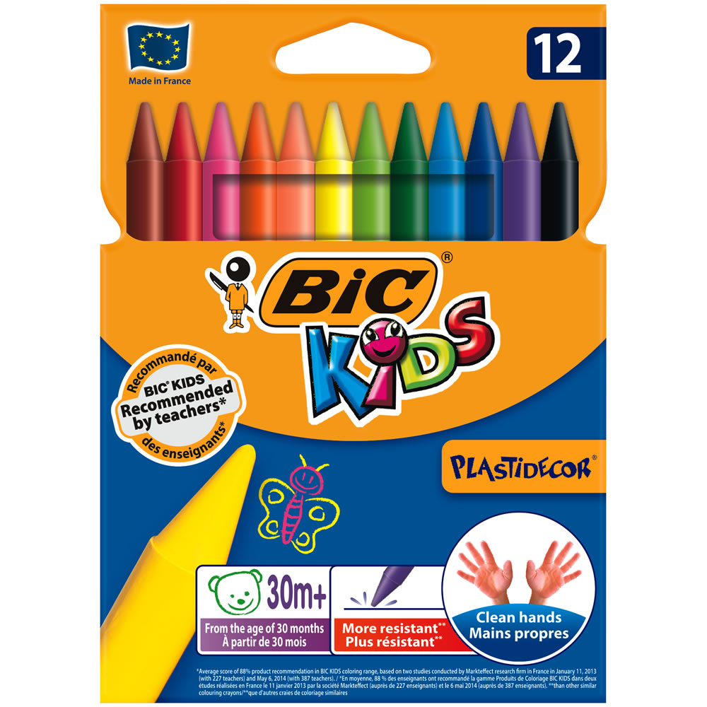 BIC Kids Plastidecor - Round Wallet 12pk Image 1