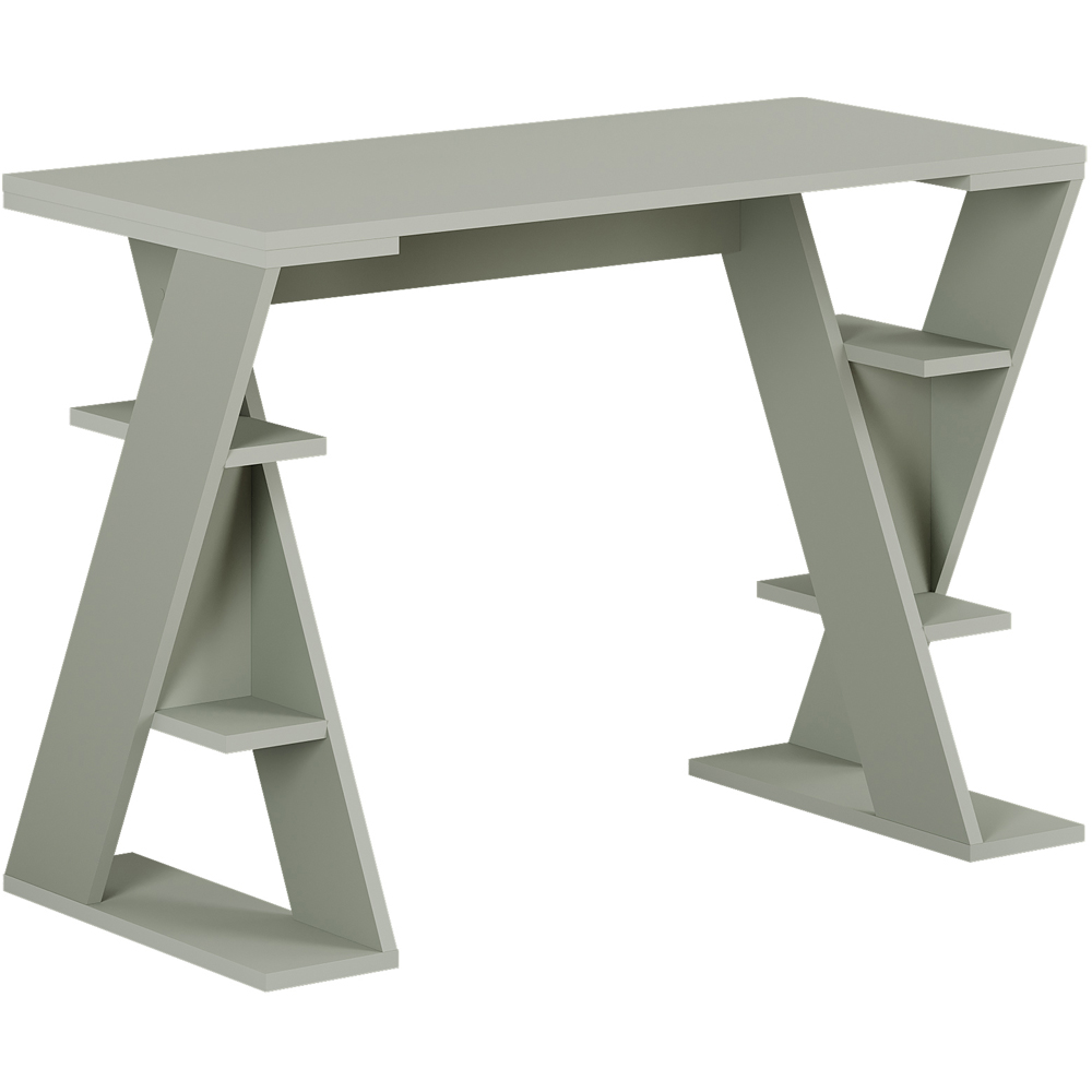 Decortie Papillon 6 Shelf Desk Ash Green Image 2