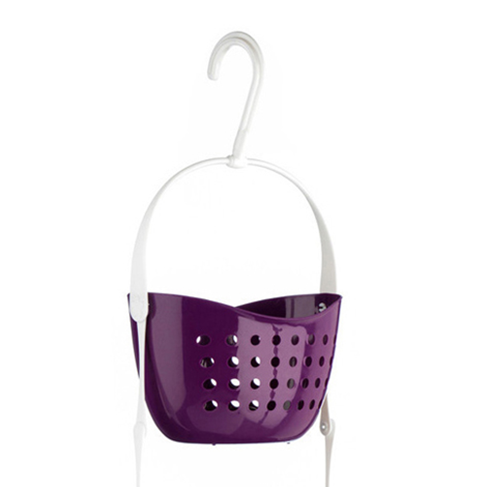 Premier Housewares 3 Tier Purple Shower Caddy Image 2