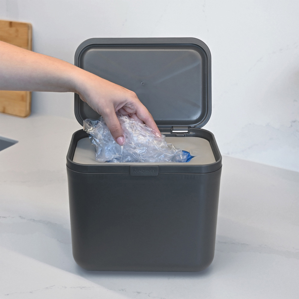 ReBorn SquishBin Dark Grey Collapsible Kitchen Bin 20L Image 6
