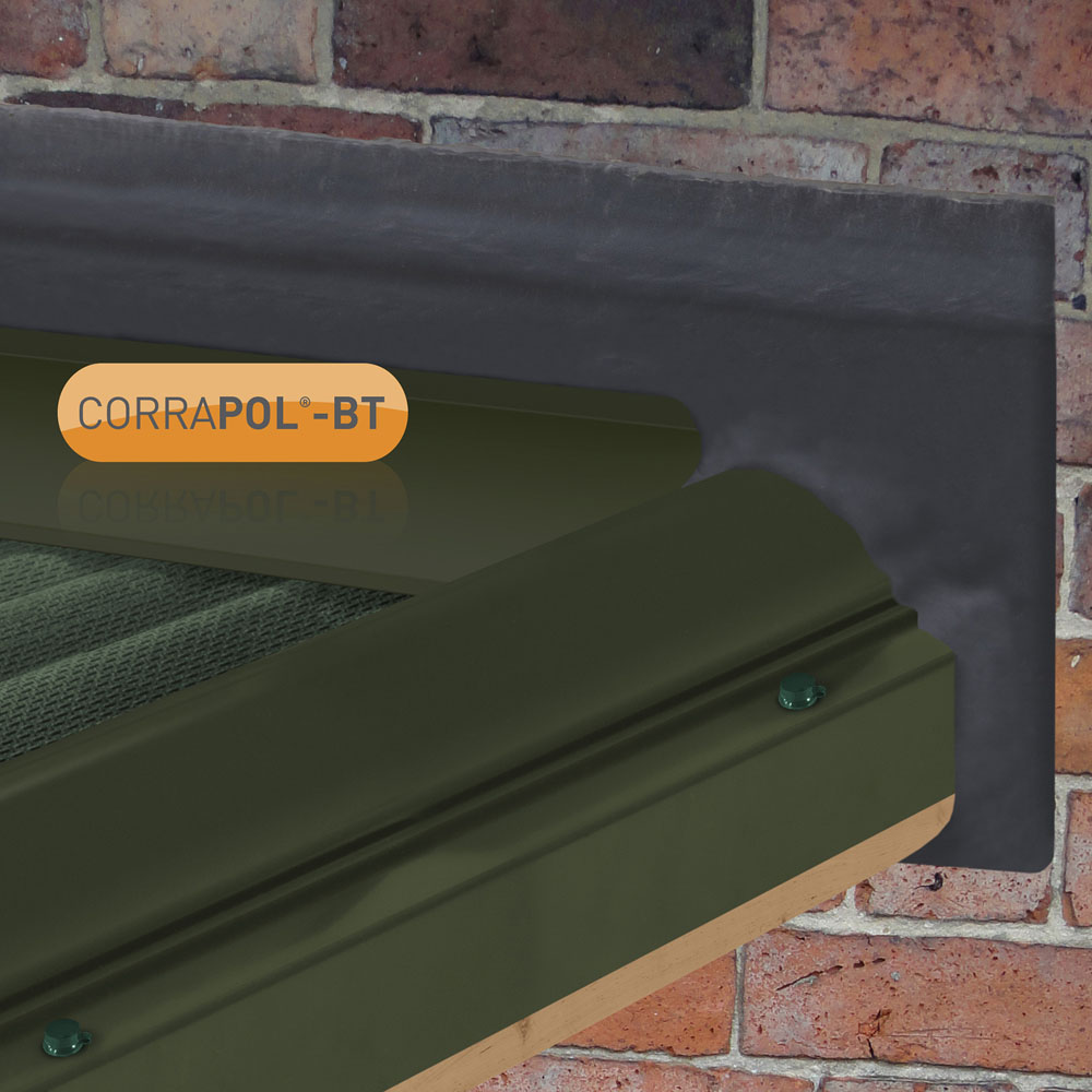 Corrapol-BT Green Rock n Lock Wall Top Flashing 2m Image 3