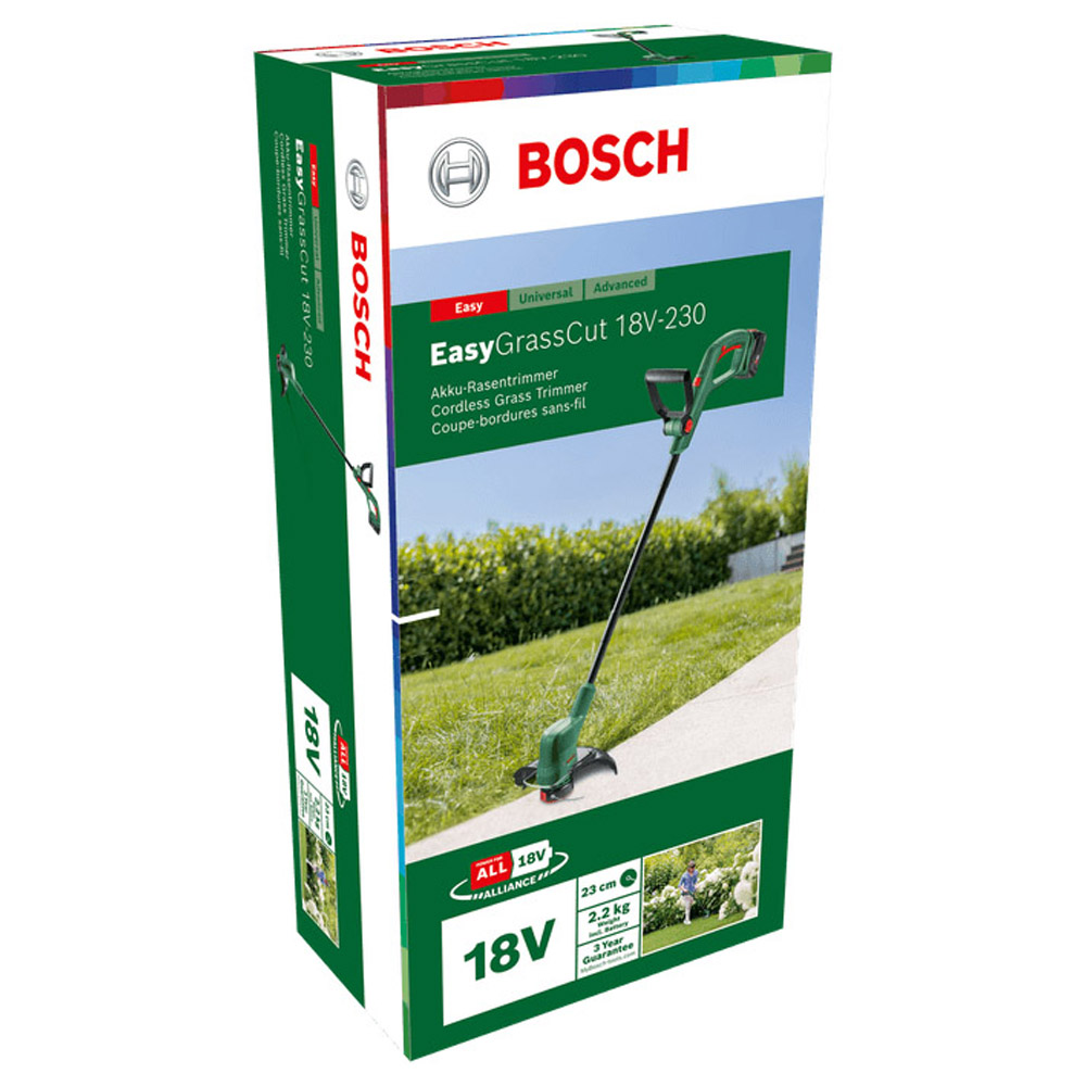 Bosch 18V Cordless BC Trimmer Kit 2.0Ah Image 3
