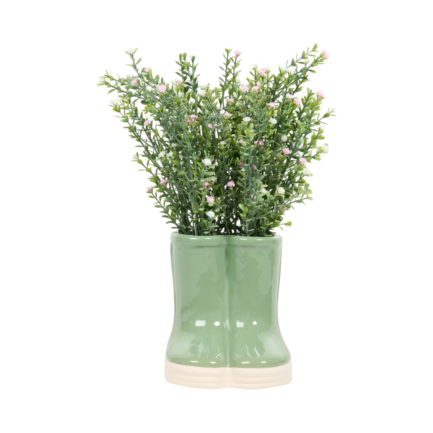 Floral Summer Blooms in Wellies Image 1