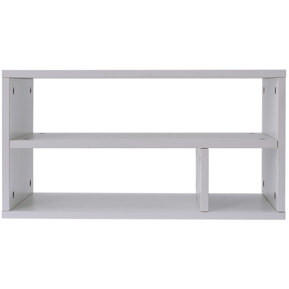 Living and Home 3 Shelf White Desktop Printer Stand Image 3