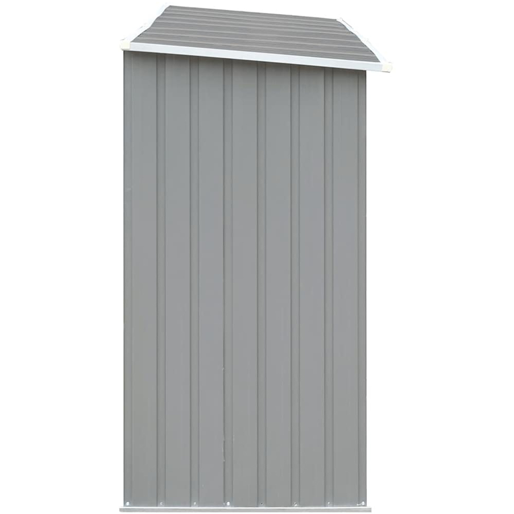 vidaXL 3 x 11ft Grey Garden Log Storage Shed Image 2