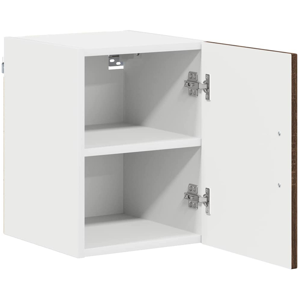 vidaXL Kalmar Single Door Brown Oak Wall Mounted Kitchen Cabinet Image 5