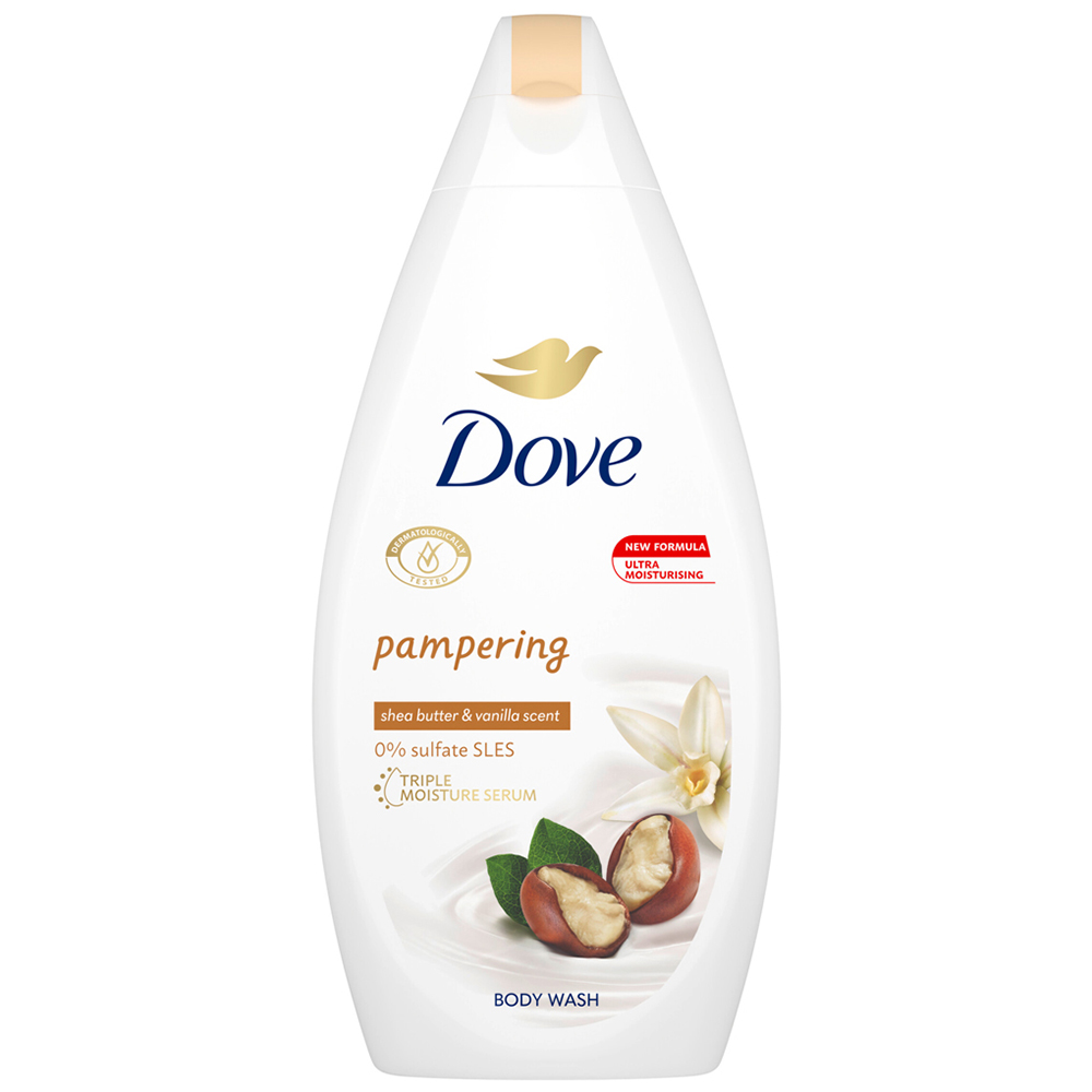 Dove Pampering Body Wash 450ml Wilko