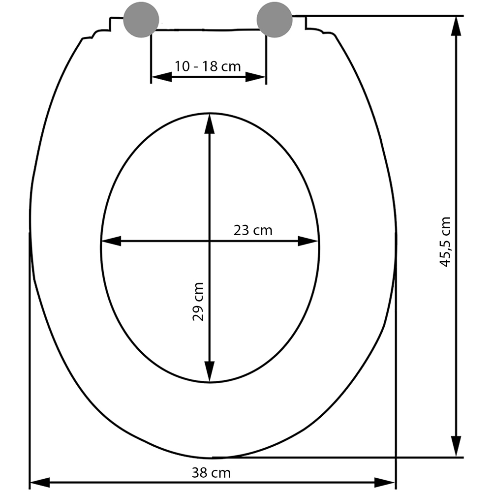 tectake White Soft Close Toilet Seat Image 6