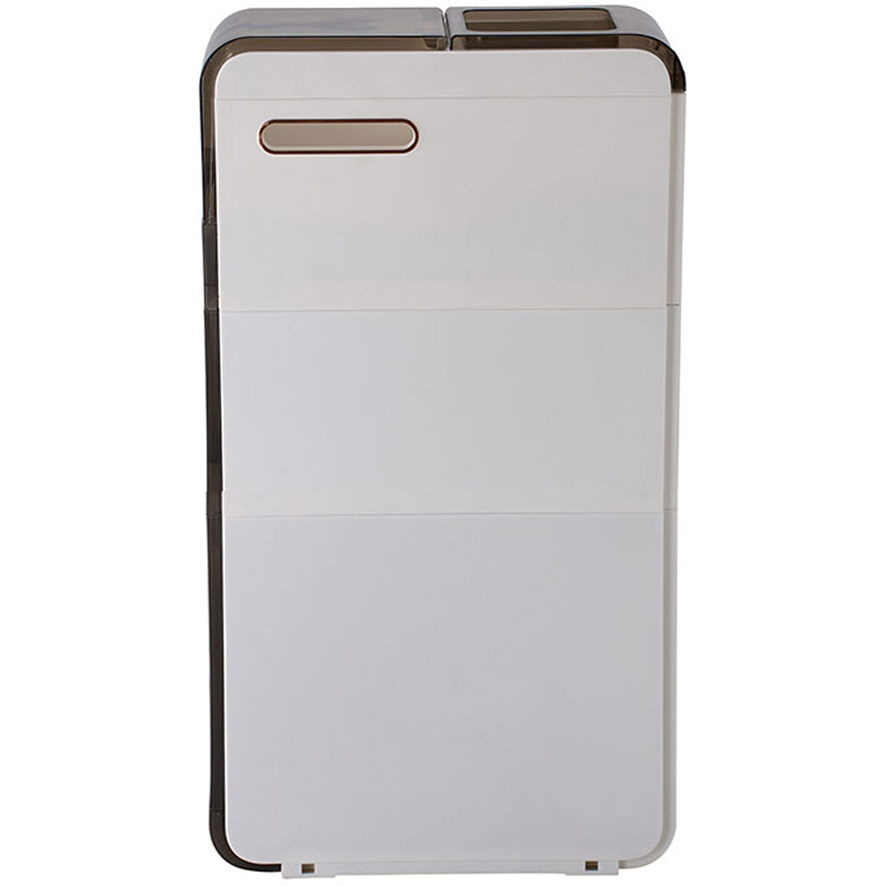 Living and Home 3 Drawer Single Shelf White and Grey Bathroom Storage Cabinet Image 3