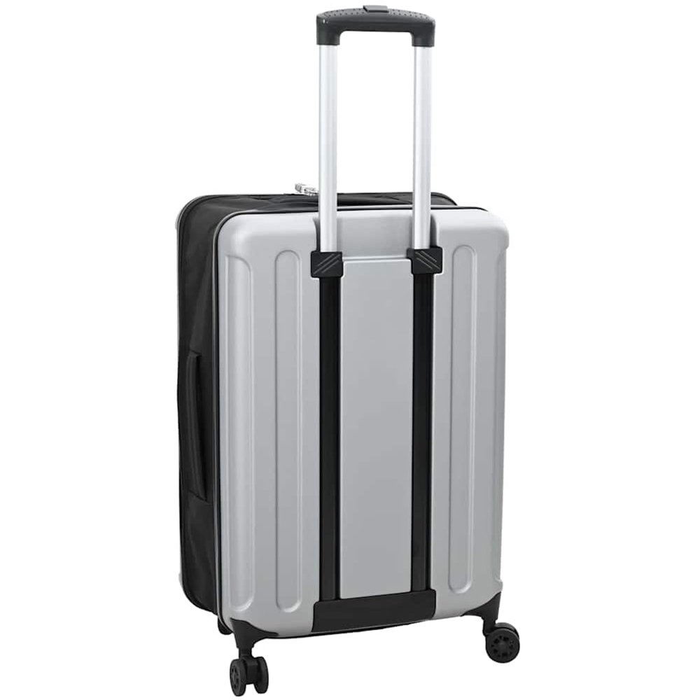 vidaXL 24 inch Silver Rectangular Travel Bag Image 5