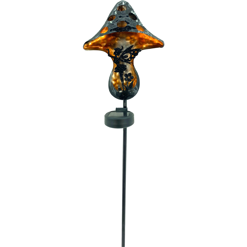 Avilo Solar Fairy in a Mushroom Garden Ornament Image 3