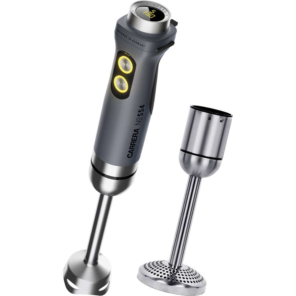 Carrera Grey Hand Blender 800 watt with Masher and Jug Image 1