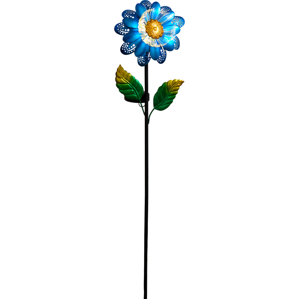 Solar Operated Floral Stake Light Image 7