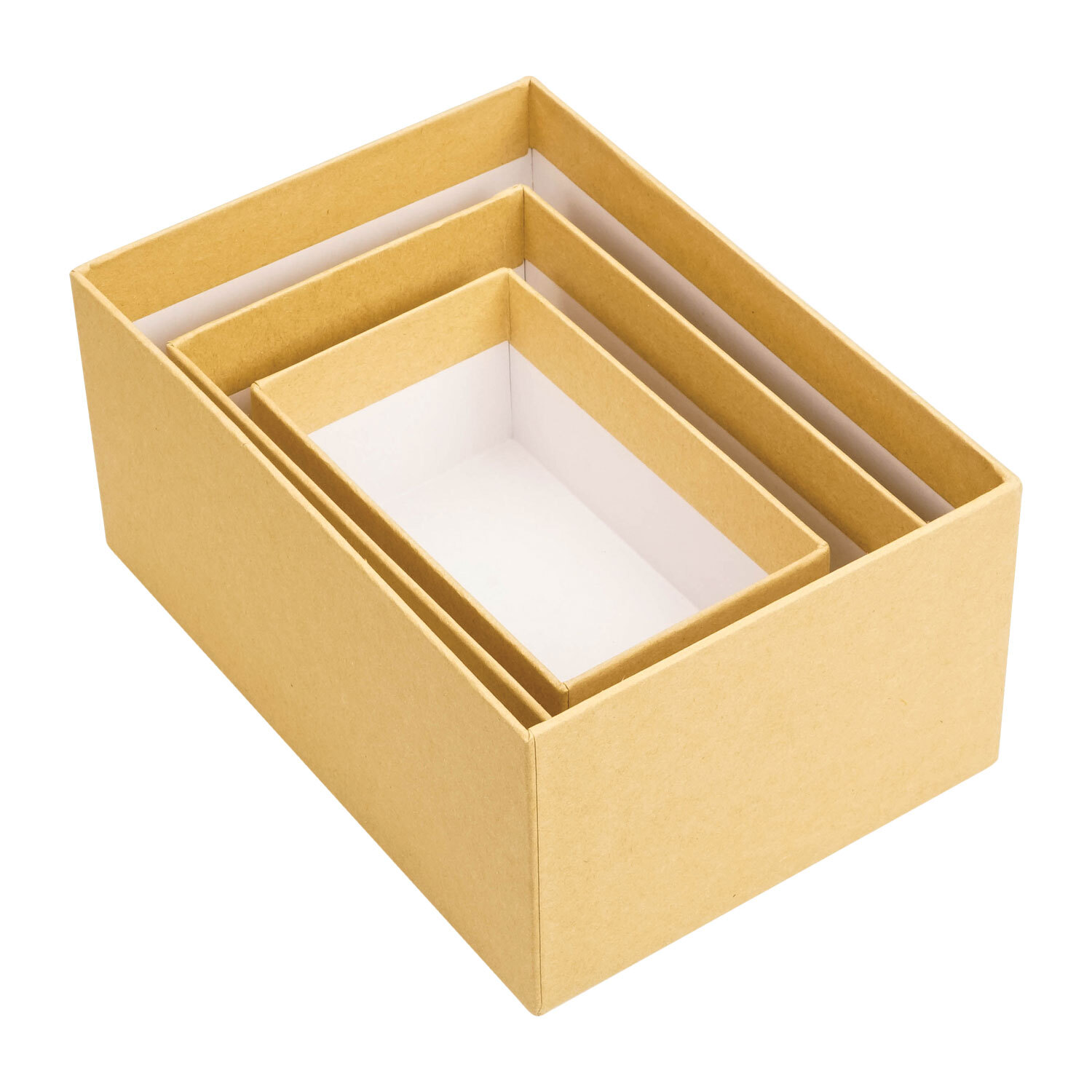 Art Studio Pack of Three Nesting Boxes - Rectangular Image 3