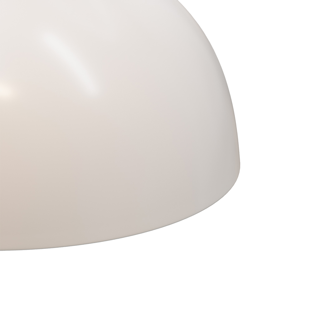 Living and Home White Iron Industrial Style E27 Pendant Light Image 3
