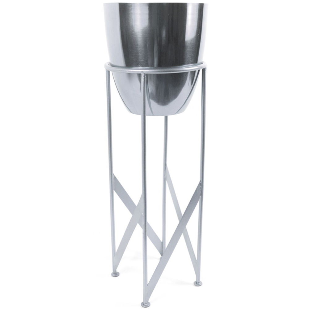 Botanik Yukka Artificial Plant in Silver Metal Planter 3ft Image 3