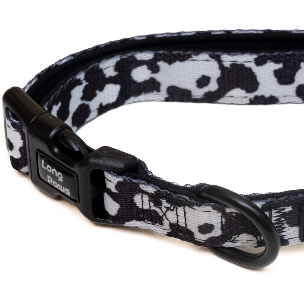 Long Paws Funk the Dog Small Cow Print Collar Image 3