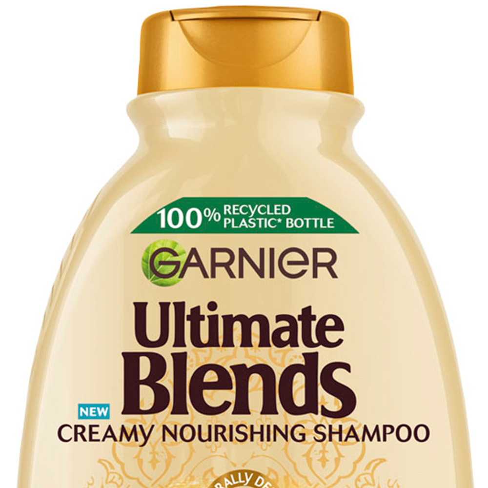 Garnier Ultimate Blends Argan Oil and Almond Cream Dry Hair Shampoo 400ml Image 2
