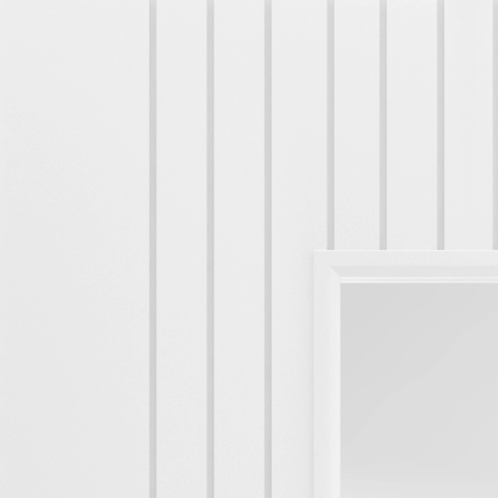 JB Kind Aria White Glazed Primed Internal Door 1981 x 610mm Image 3