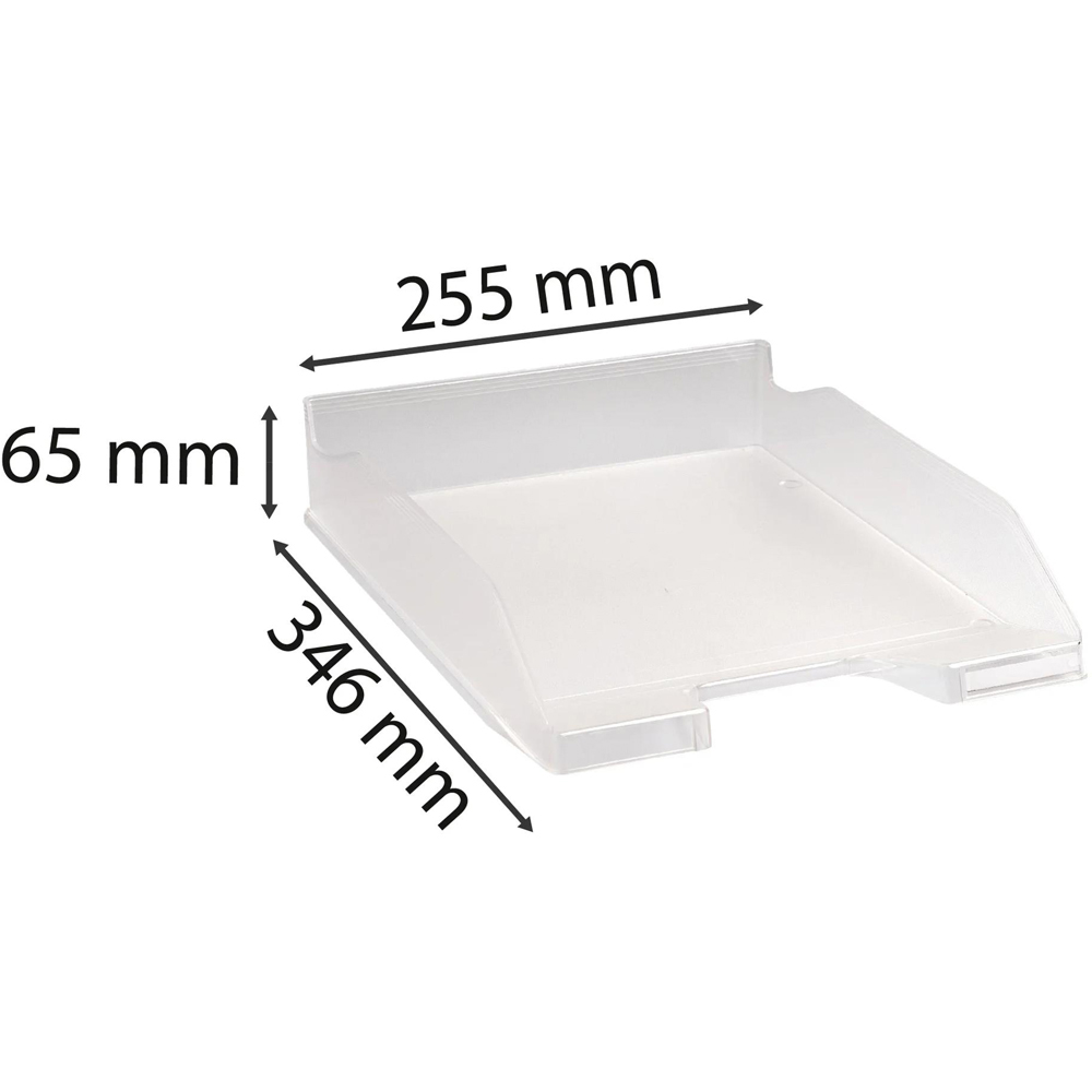 Exacompta Crystal Gloss Letter Tray 6 Pack Image 4