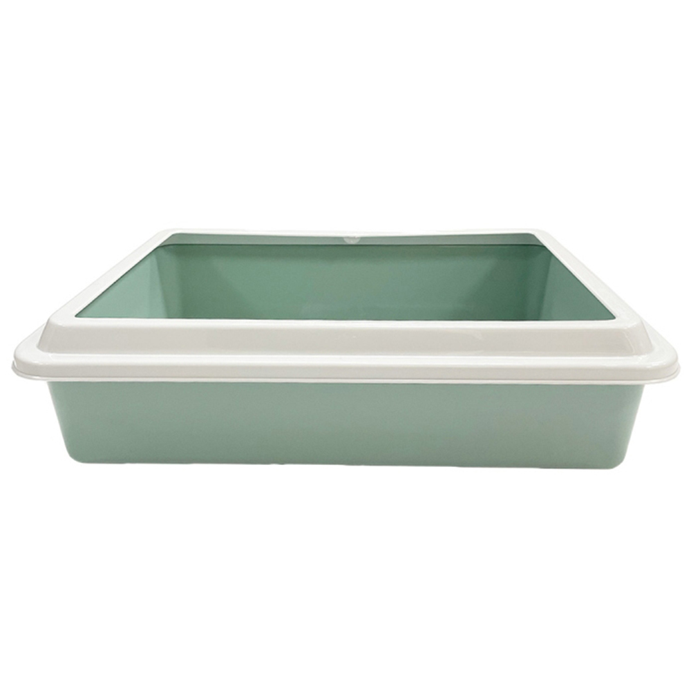 Happy Pet Medium Sage Cat Litter Tray 43.5 x 34 x 11cm Wilko