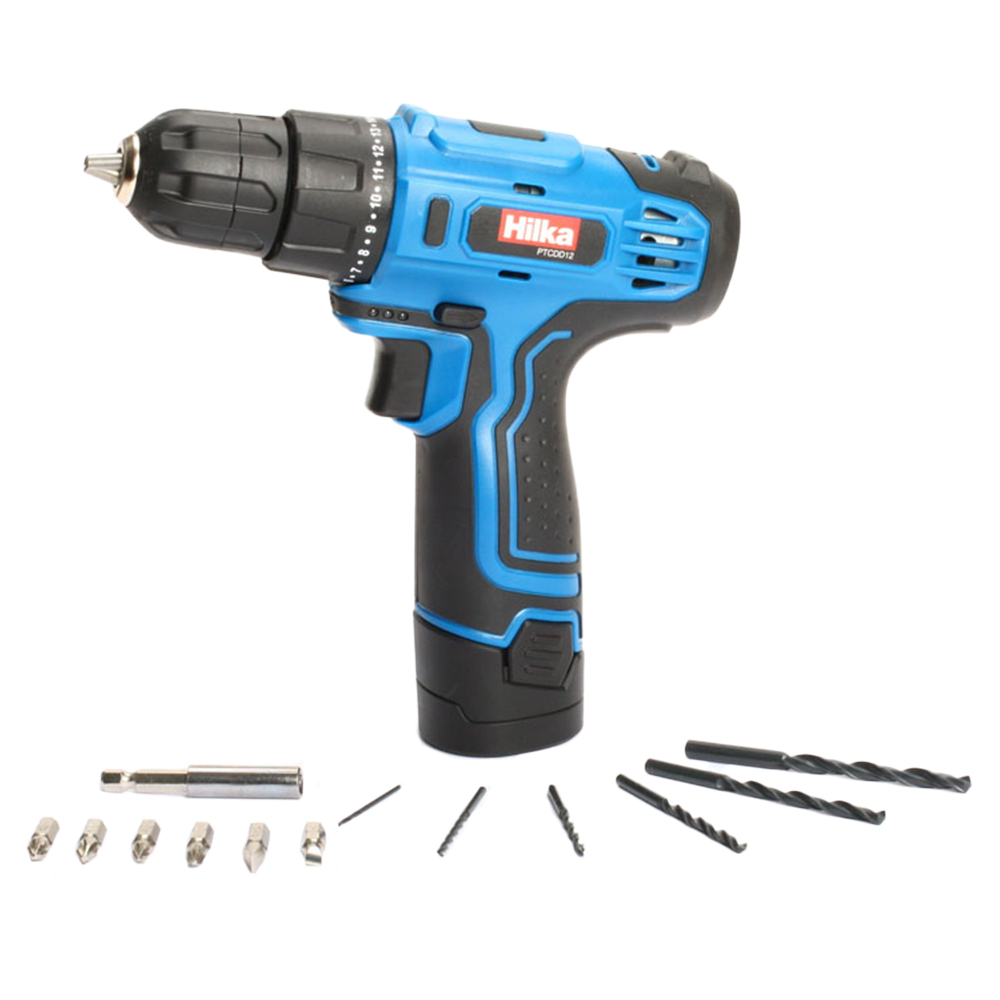 Hilka 12V Lithium-Ion Cordless Drill Driver Image 3