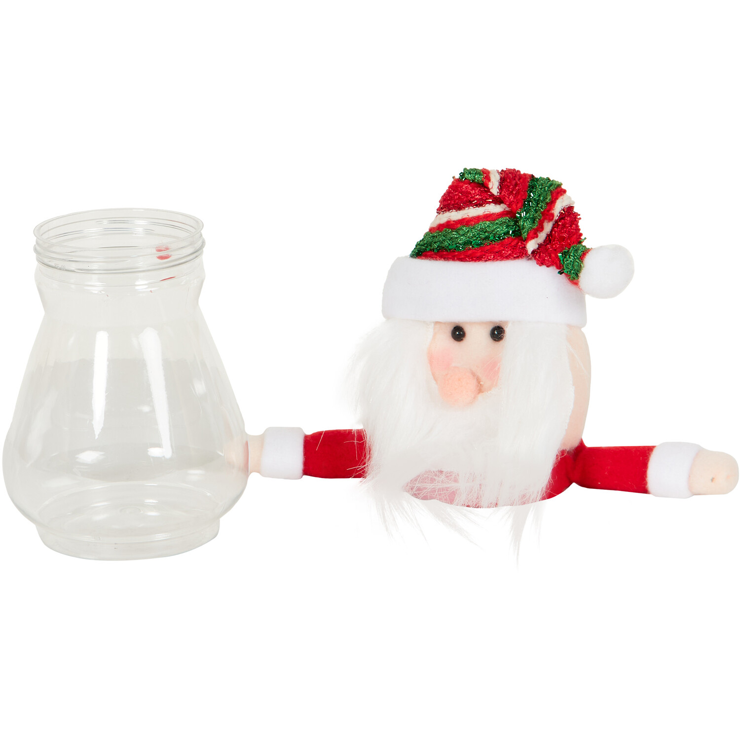 Santa or Snowman Storage Jar Image 5