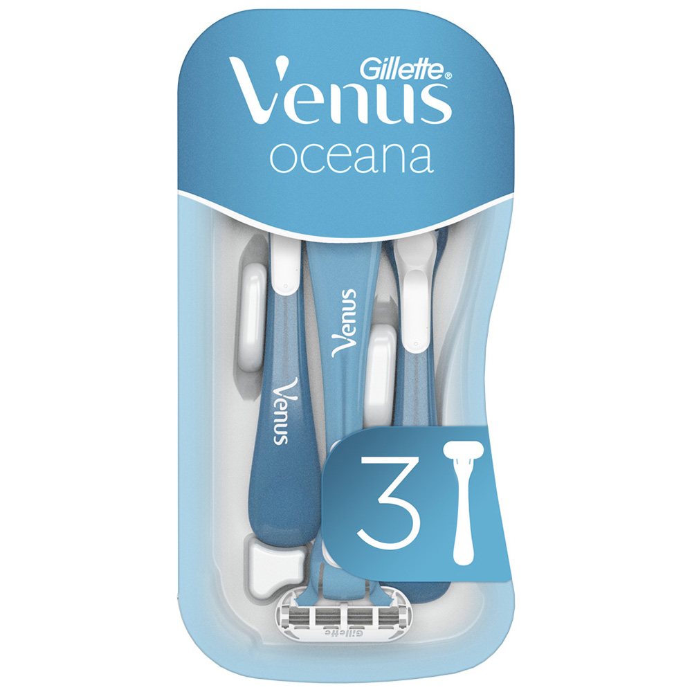 Gillette Venus Oceana Disposable Razors 3 Pack pack Image 2