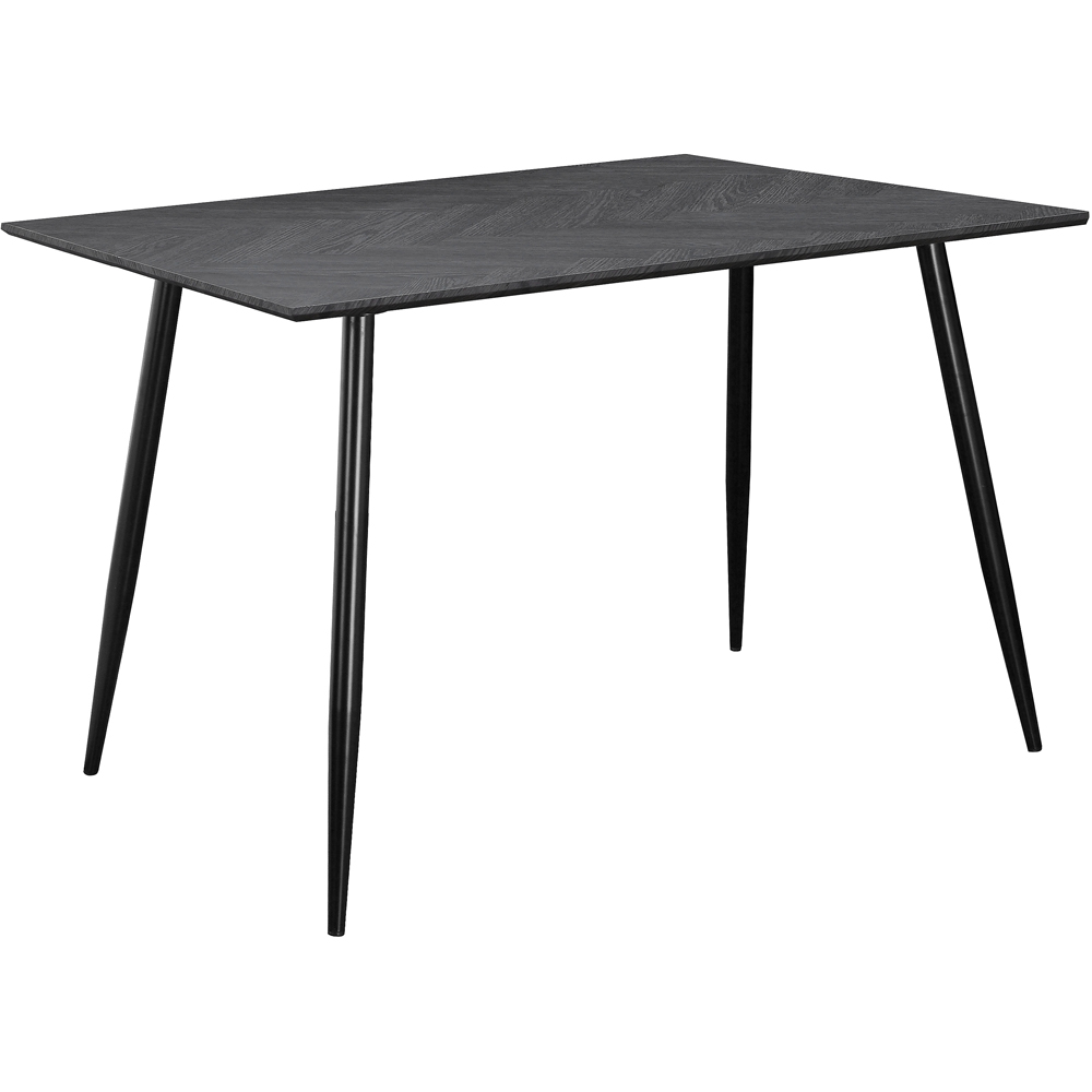 Loft24 Monza 4 Seater Grey Oak Rectangular Dining Table Image 2