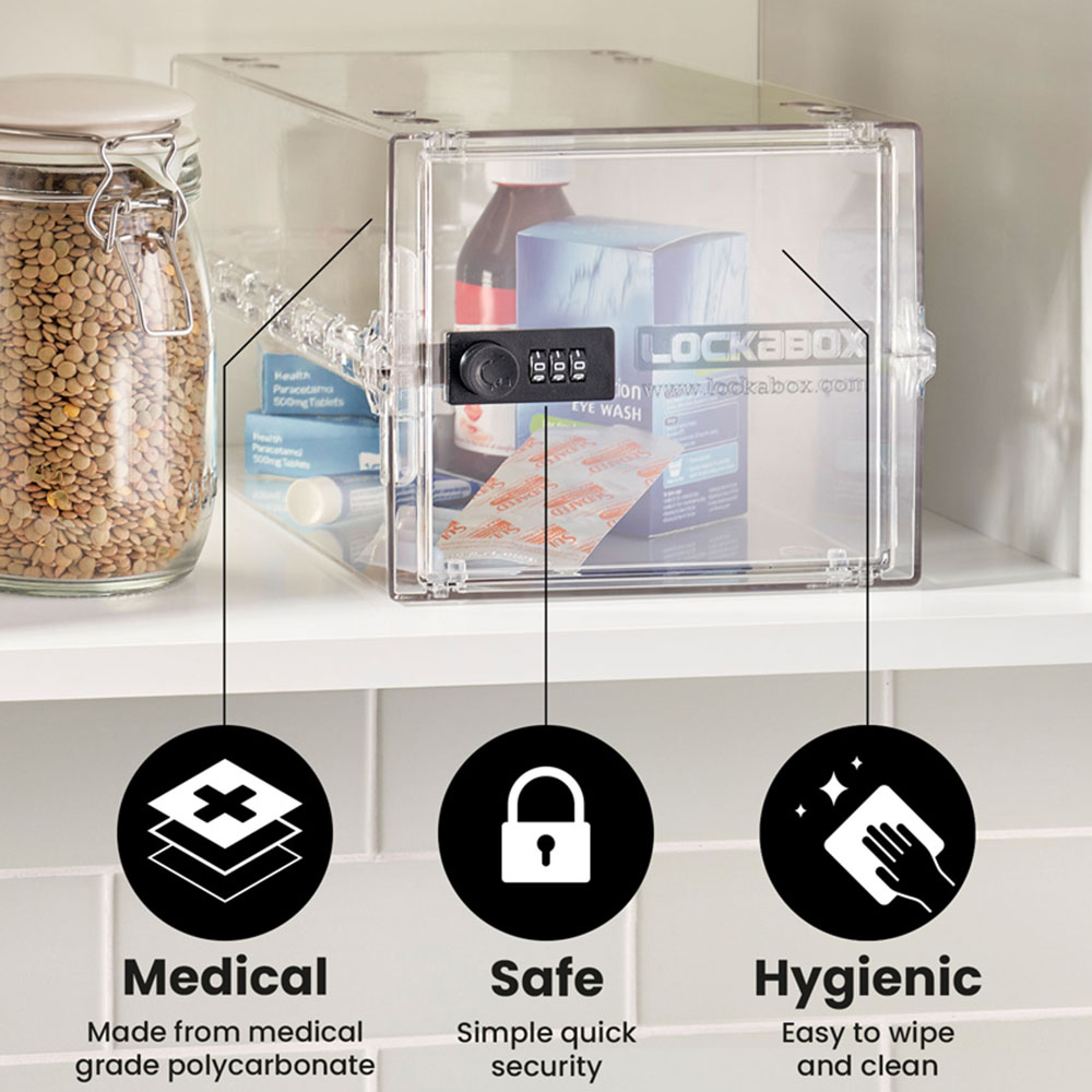 Lockabox One Crystal Lockable Safe Box 10.5L Image 5