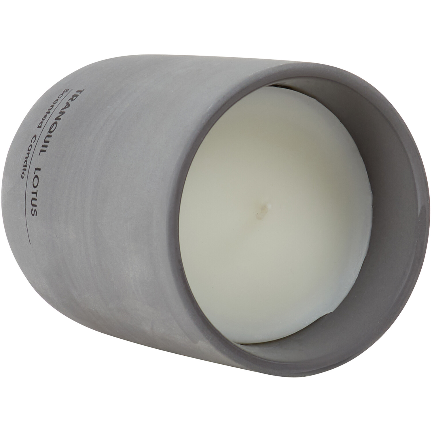 Tranquil Lotus Candle - Grey Image 4