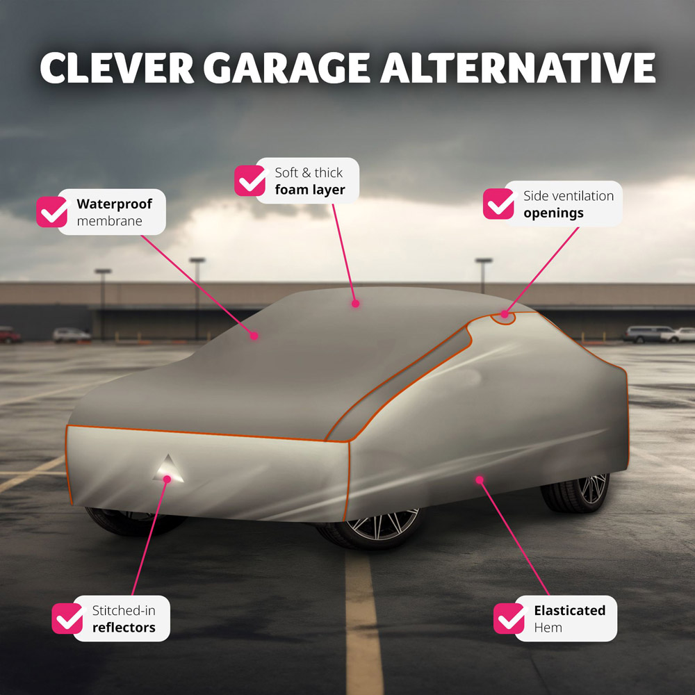 tectake Waterproof Car Cover 533 x 178 x 120cm Image 7