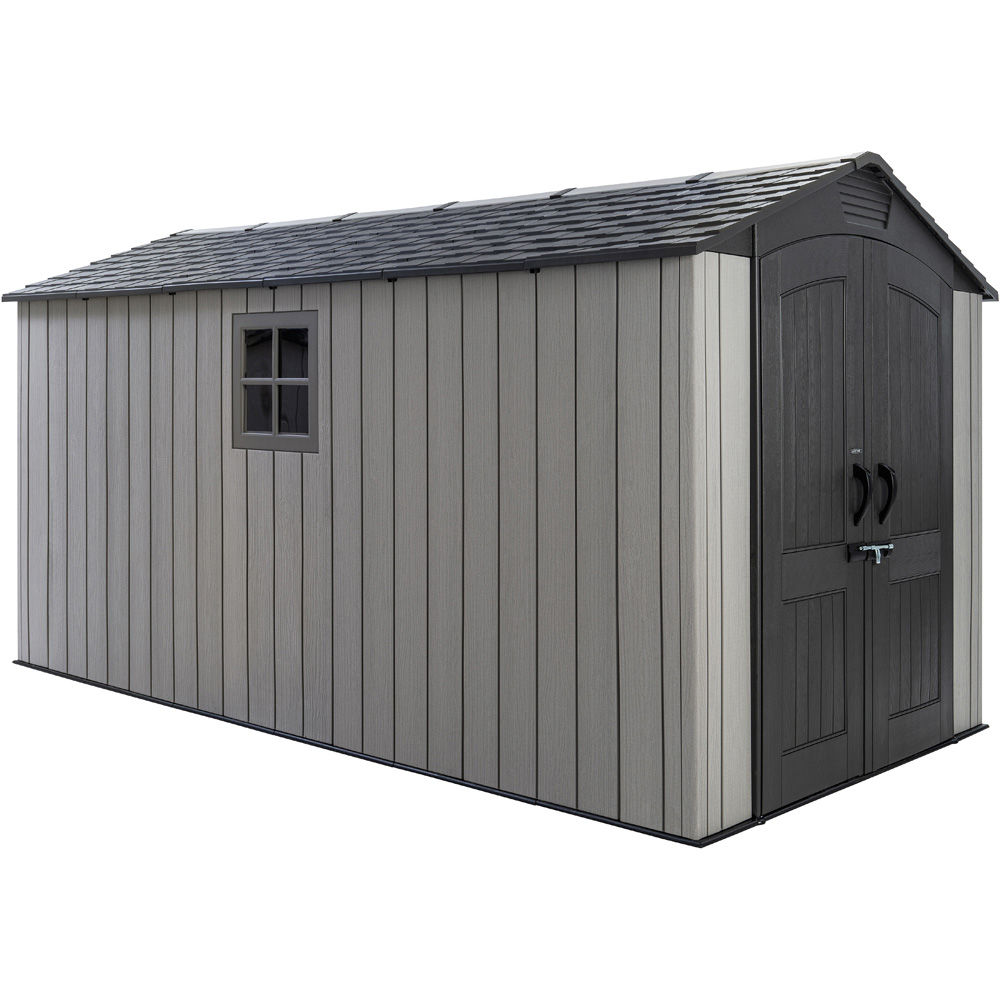 Lifetime Products 7 x 14ft Double Door Garden Storage Shed Image 1