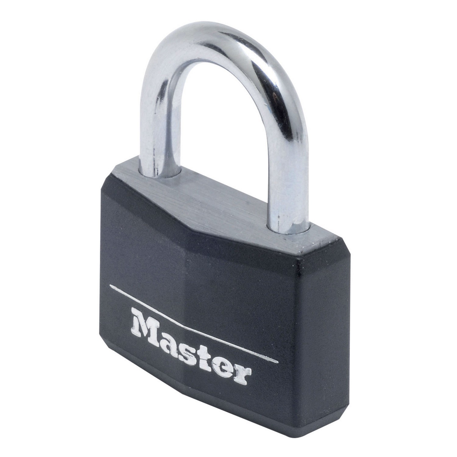 Master Lock 30mm Black Long Shackle Padlock Image