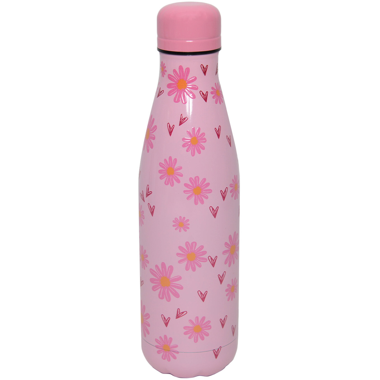 Daisy Daze Stainless Steel Bottle - Pink Image 1
