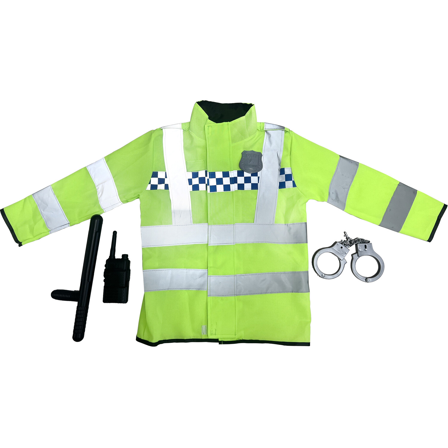 Children's Police Costume Green Image 1